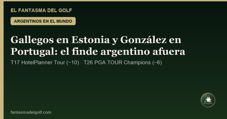 Argentinos en el mundo: Gallegos en Estonia y González en Portugal