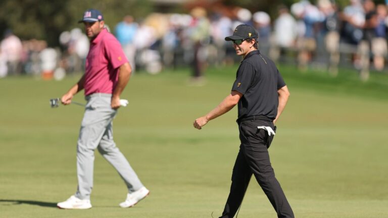 Gesto de nobleza de Scheffler con Echavarría en la Presidents Cup tras un grito de la tribuna