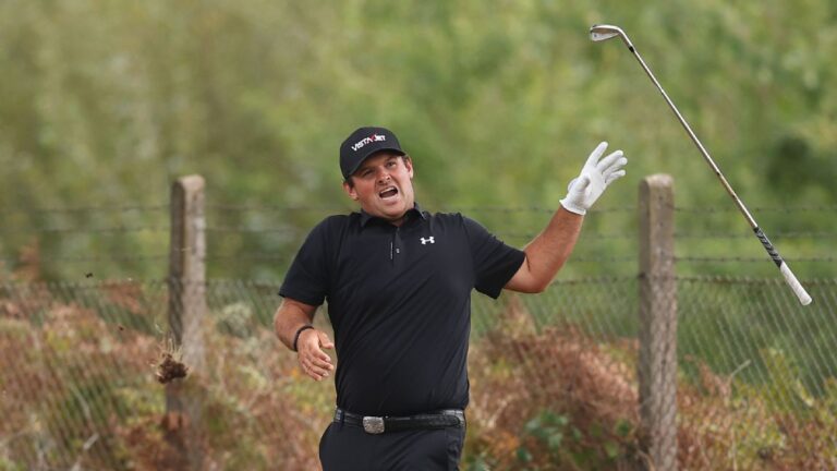 Patrick Reed, líder de la Race to Dubai, se retiró del BMW PGA Championship por una lesión en la mano