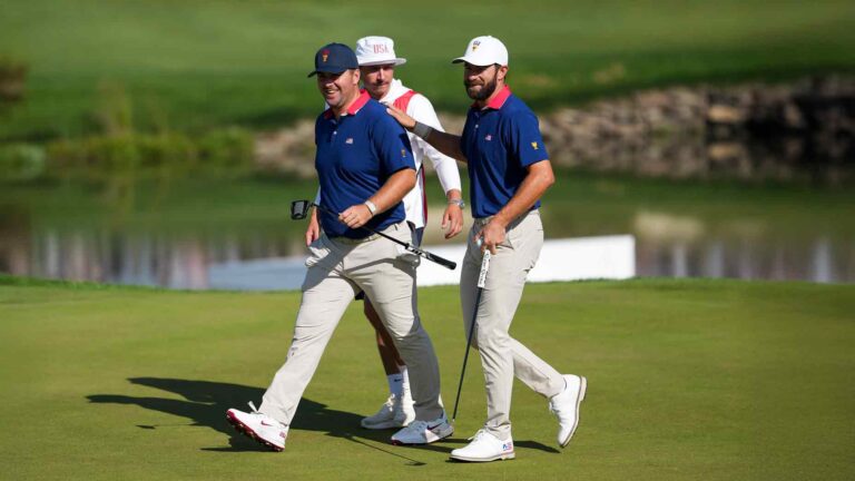 Presidents Cup: Cameron Young y Chris Gotterup, la dupla dominante del sábado en Medinah