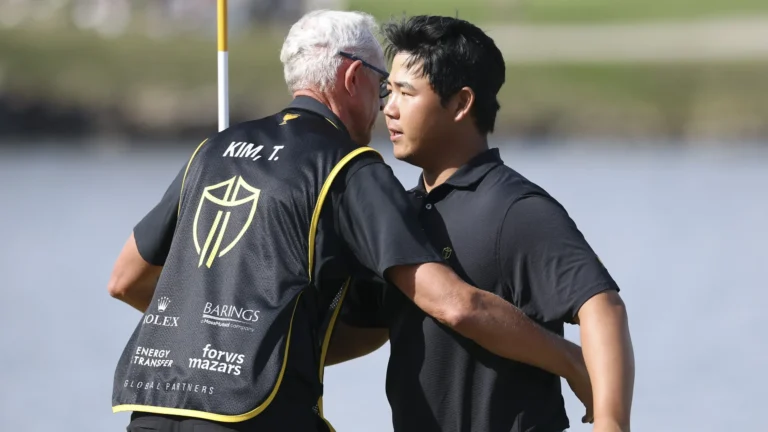 Tom Kim se fue antes de tiempo de la Presidents Cup: una medalla de oro y la baja del servicio militar lo esperaban