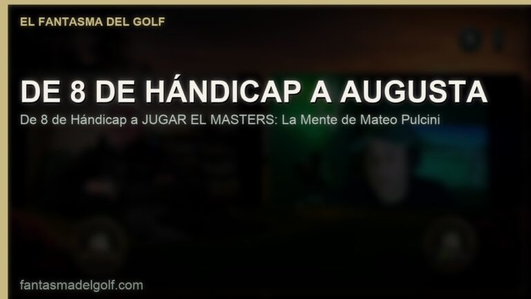 Mateo Pulcini: de amateur al Masters, el US Open y The Open