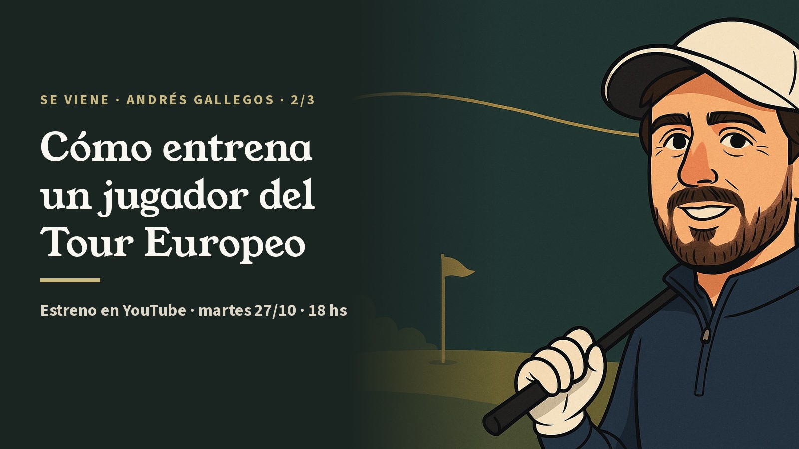 Cómo entrena un jugador del Tour Europeo: una hora de putt por día y el juego de los 18 putts