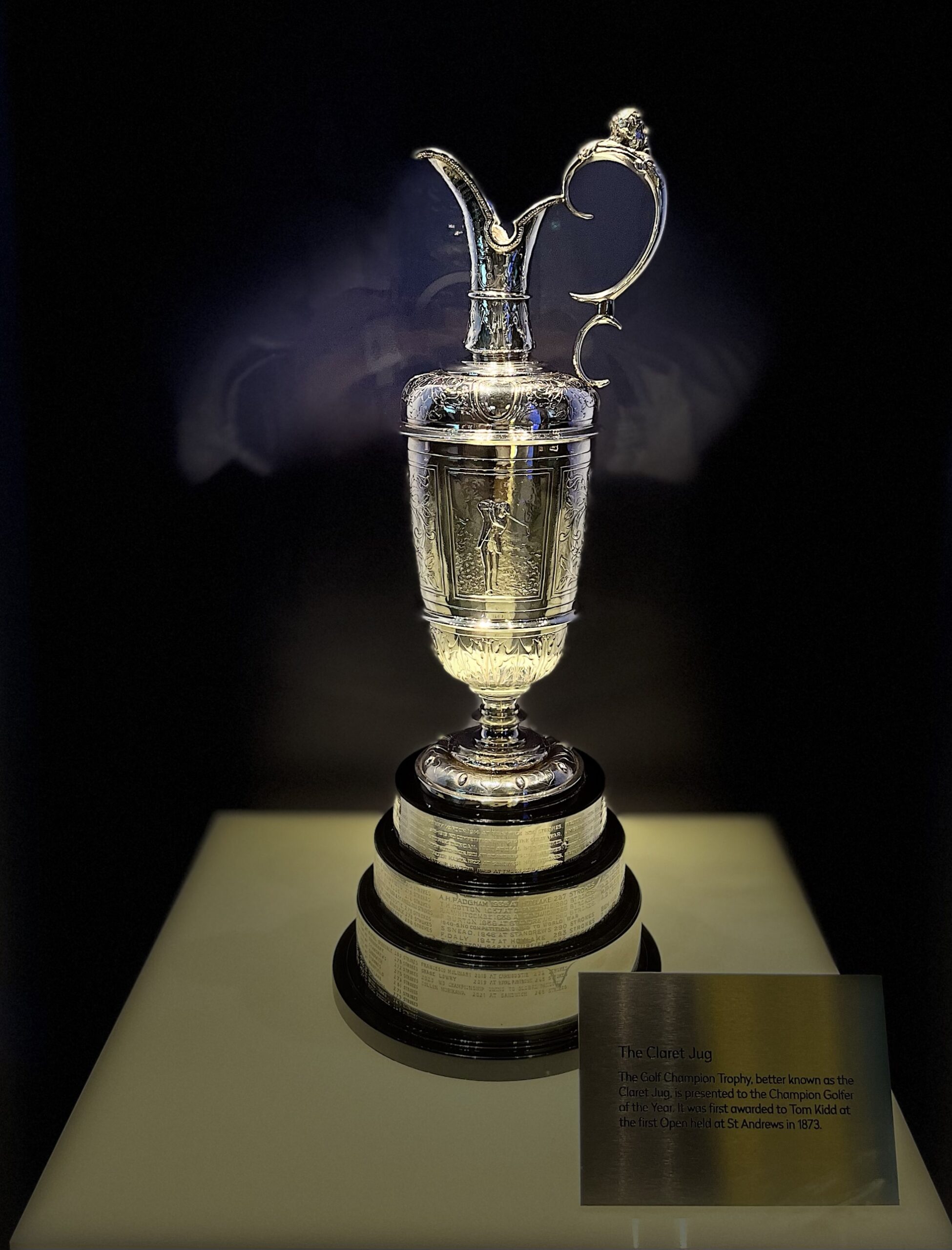 La Claret Jug, trofeo actual del Abierto Británico